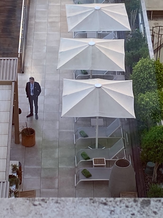 Mike, securing the perimeter at TPAC Seville 2023